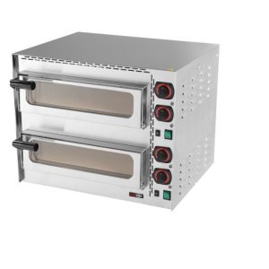ELECTRIC SNACK PIZZA OVEN – W/STONE/ DOUBLE FP 68 R