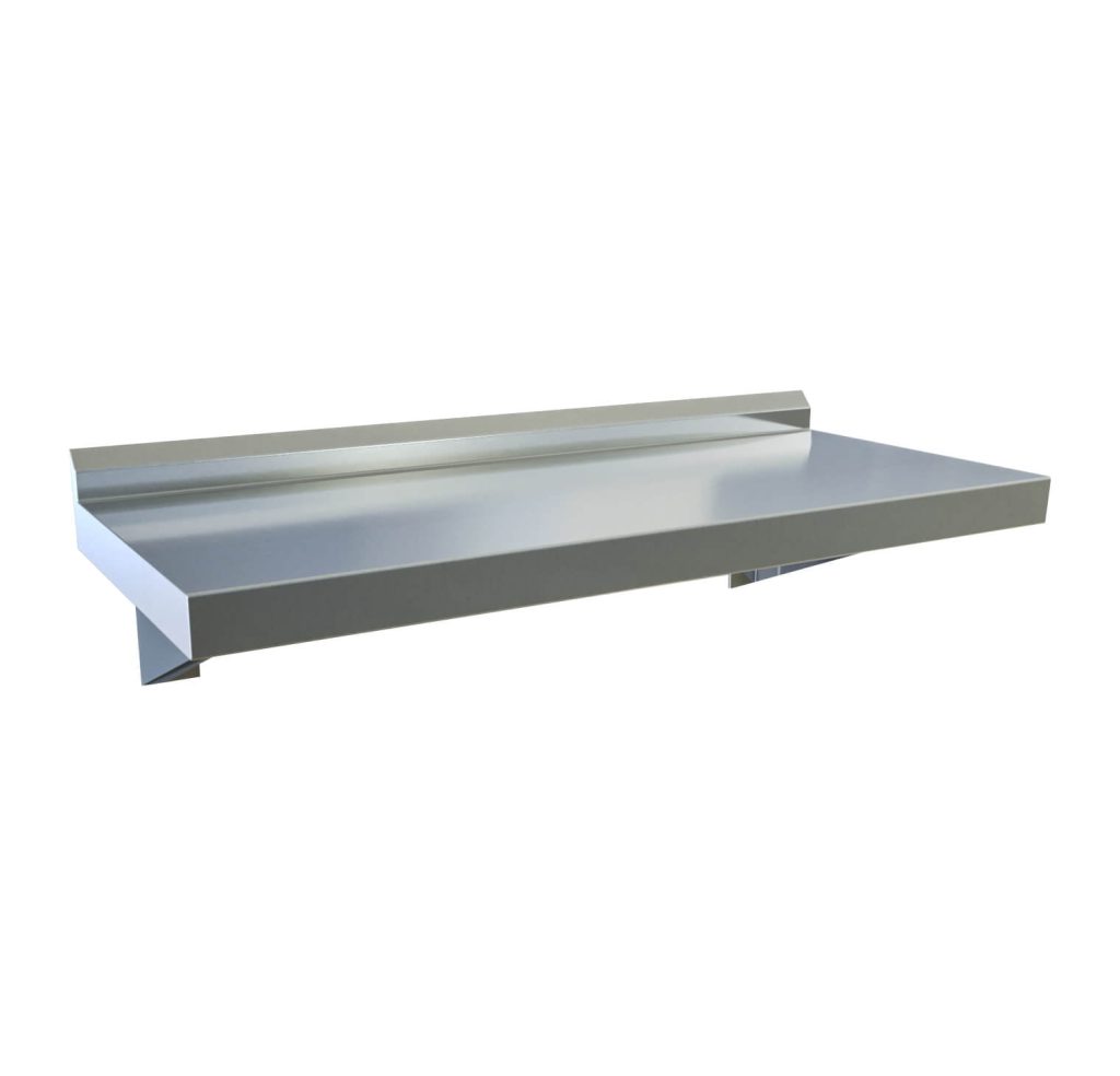 Single wall shelf
