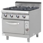 GAS COOKER (4 GAS RANGE ON GAS OVEN) E-RQB-900
