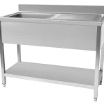 Single bowl sink unit.