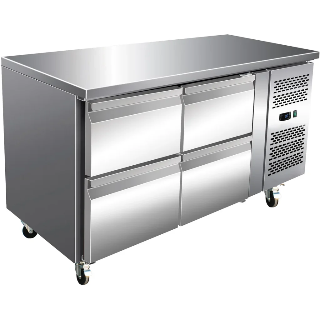 WORK TOP CHILLER 4 drawers.